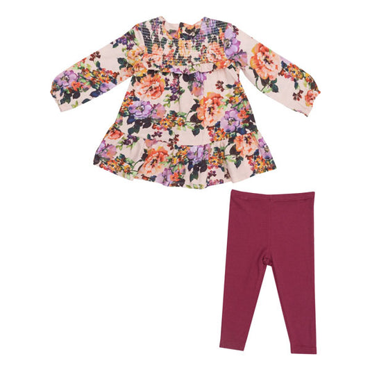 Angel Dear Tiered Dress Leggings Set