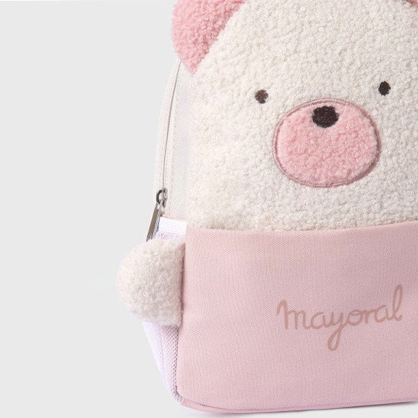 Mayoral Pink Bear Jr. Backpack
