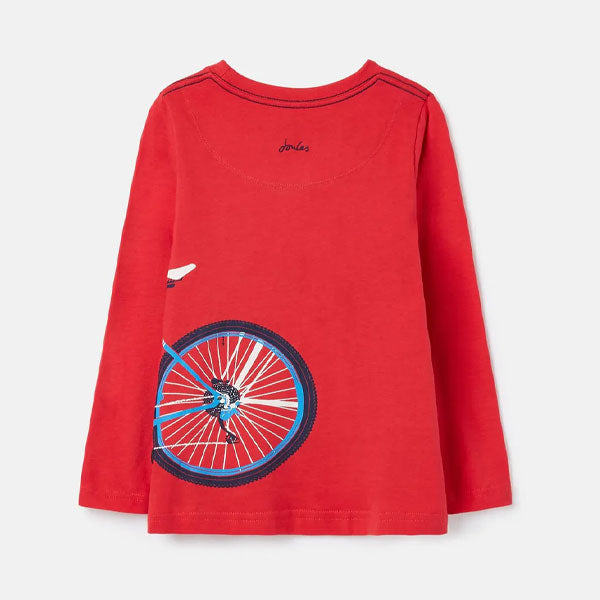 Joules Bike Red Top