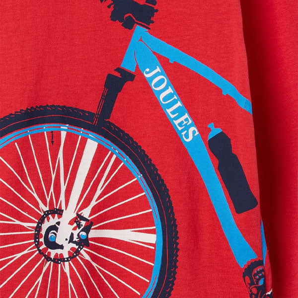 Joules Bike Red Top