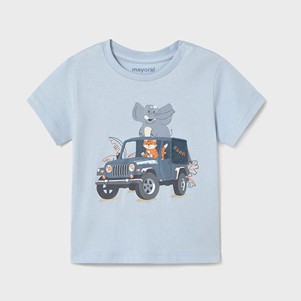 Mayoral Boys Safari Truck Blue Top