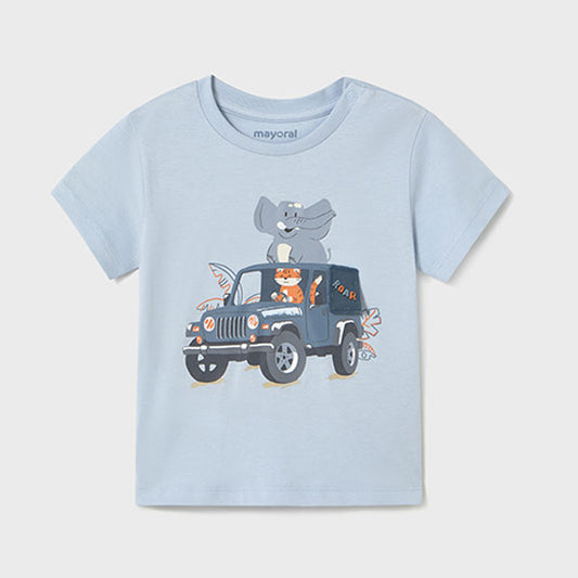 Mayoral Boys Safari Truck Blue Top