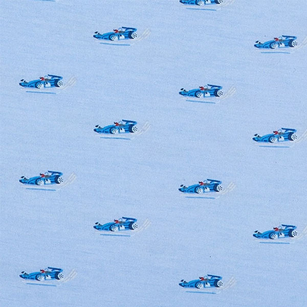 Magnetic Me Baby Boys Got Track Cars Blue Modal Footie