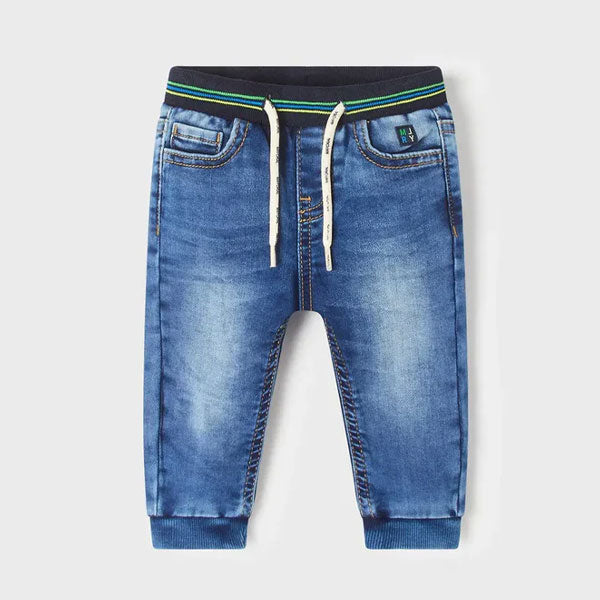 Mayoral Boys Soft Denim Jogger Pants