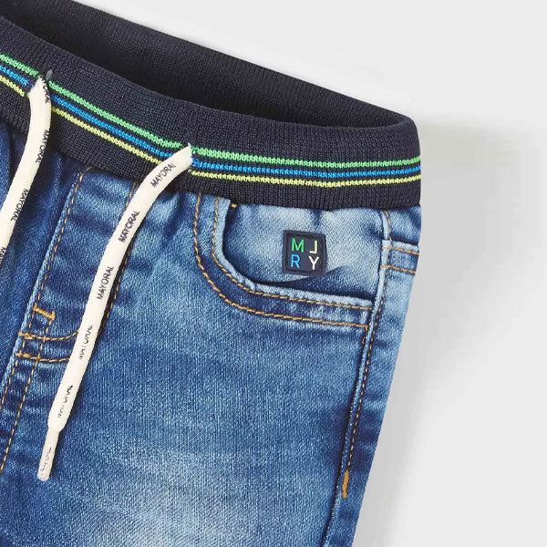 Mayoral Boys Soft Denim Jogger Pants