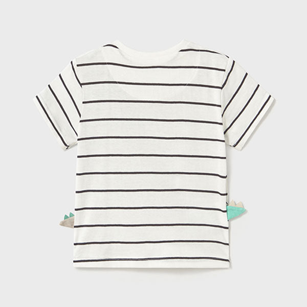 Mayoral Boys Dinos Striped Top