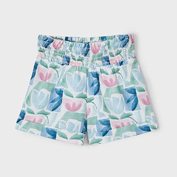 Mayoral Girls Floral Shorts