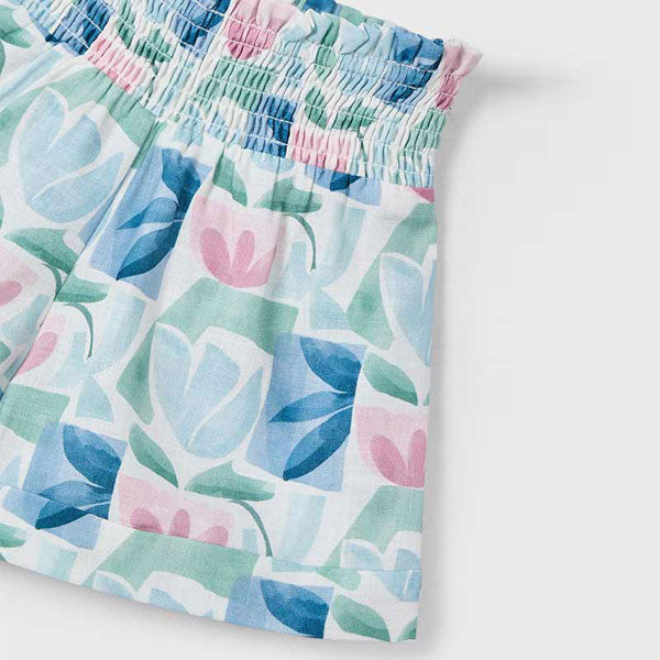 Mayoral Girls Floral Shorts