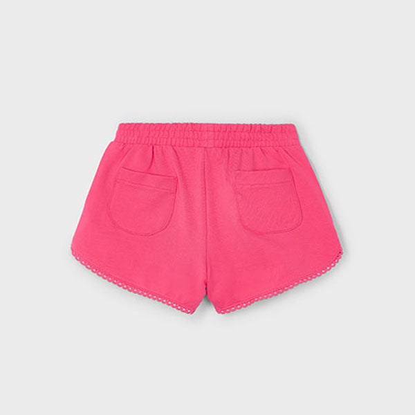 Mayoral Girls Magenta Jersey Shorts