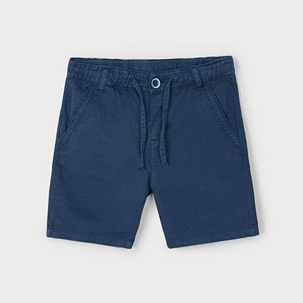 Mayoral Boys Navy Drawstring Linen Shorts
