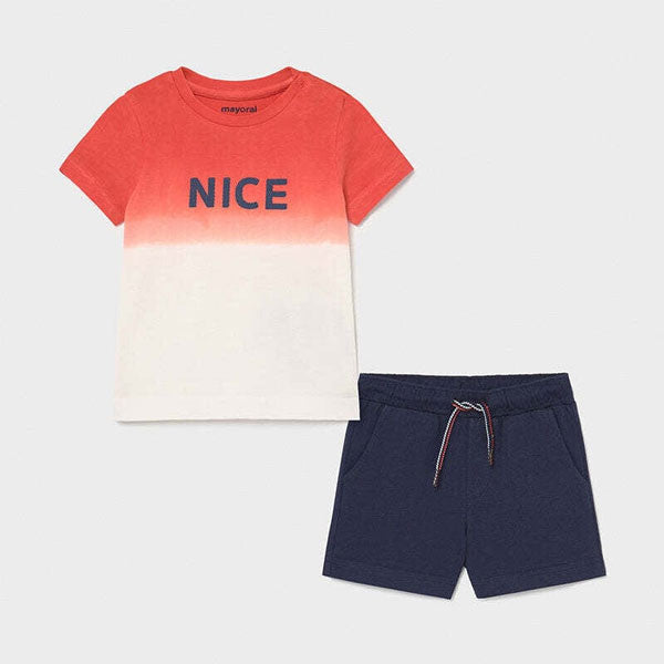 Mayoral Baby Boys Tie Dye Top Shorts Set