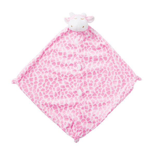 Angel Dear Giraffe Pink White Lovie Blankie