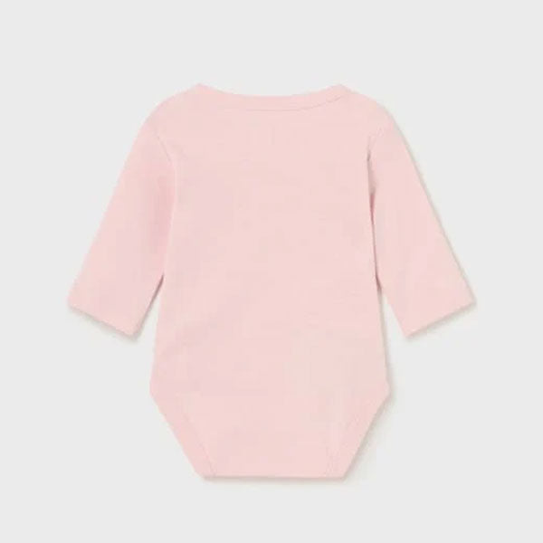Mayoral Baby Girls Pink Long Sleeve Onesie