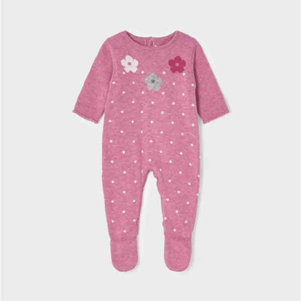Mayoral Rose Knit Footie