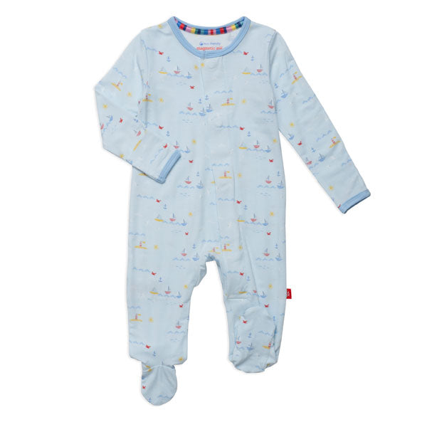 Magnetic Me Sail Ebrate Blue Footie