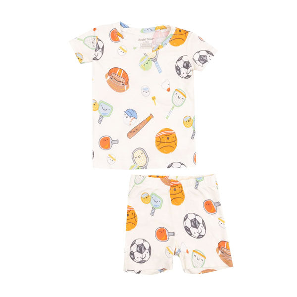 Angel Dear Boys Sports Ball Pajama Short Set