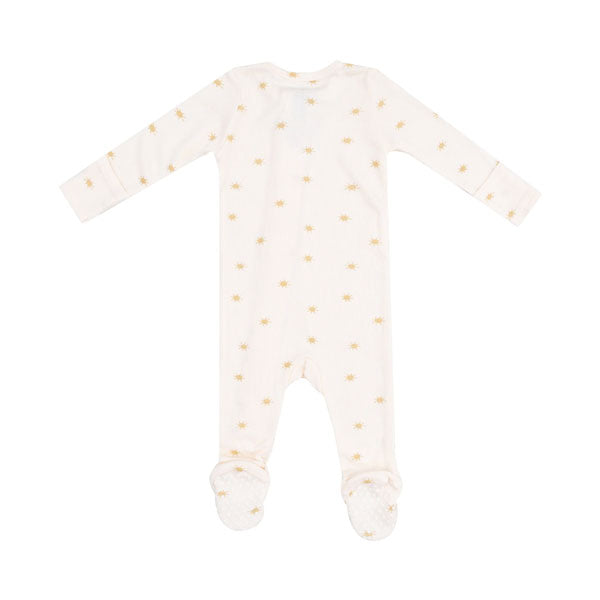 Angel Dear Suns Ribbed 2-Way Zipper Footie Sleeper