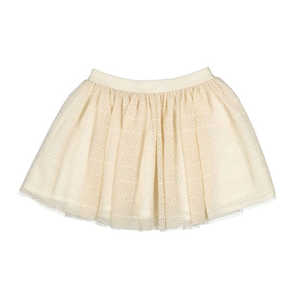 Mayoral Girls Beige Tulle Skirt