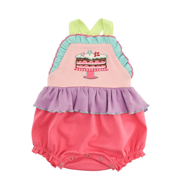 Lemon Loves Lime Tea Party Romper