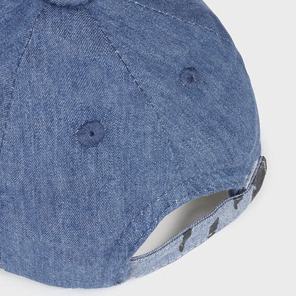 Mayoral Baby Tiger Blue Denim Cap Hat