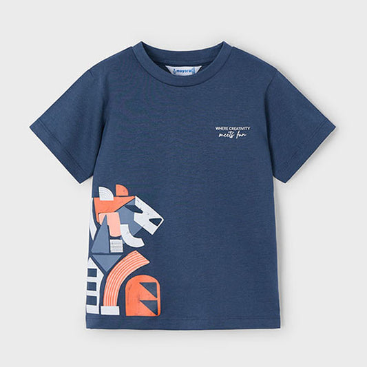 Mayoral Tiger Navy Top