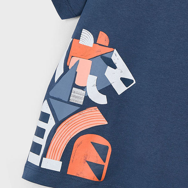Mayoral Tiger Navy Top