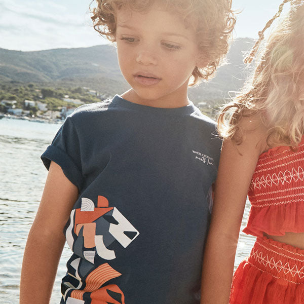 Mayoral Tiger Navy Top
