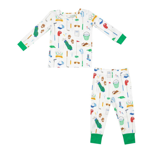 Angel Dear White Golf Lounge Set Pajamas