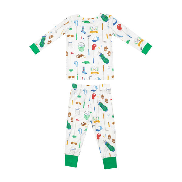 Angel Dear White Golf Lounge Set Pajamas