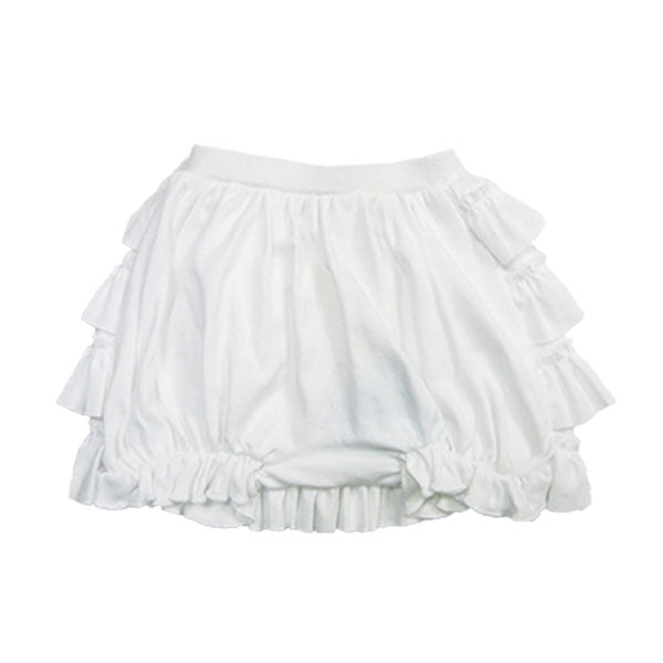 Lemon Loves Lime White Ruffle Bloomer