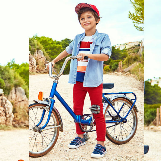 Mayoral Red Skinny Pants