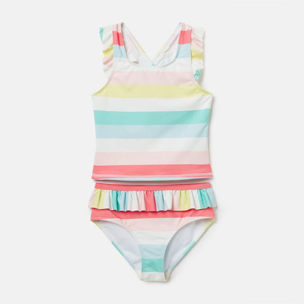 Joules Laurielle Striped Tankini 2-Pieces Swimsuit