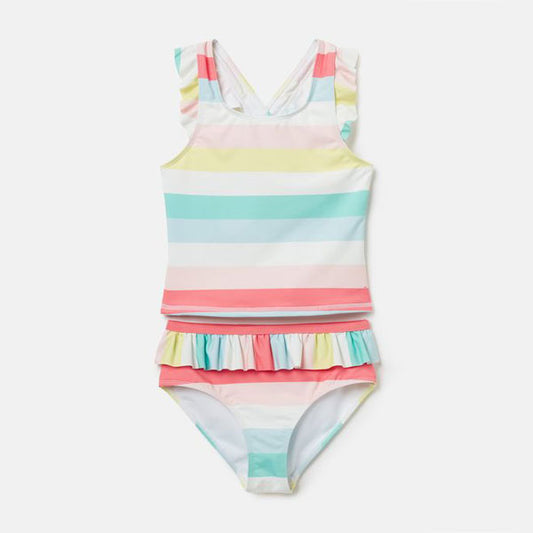 Joules Laurielle Striped Tankini 2-Pieces Swimsuit