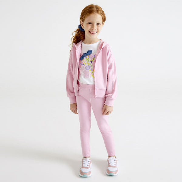 Mayoral Girls Pull-On Pants in Rose