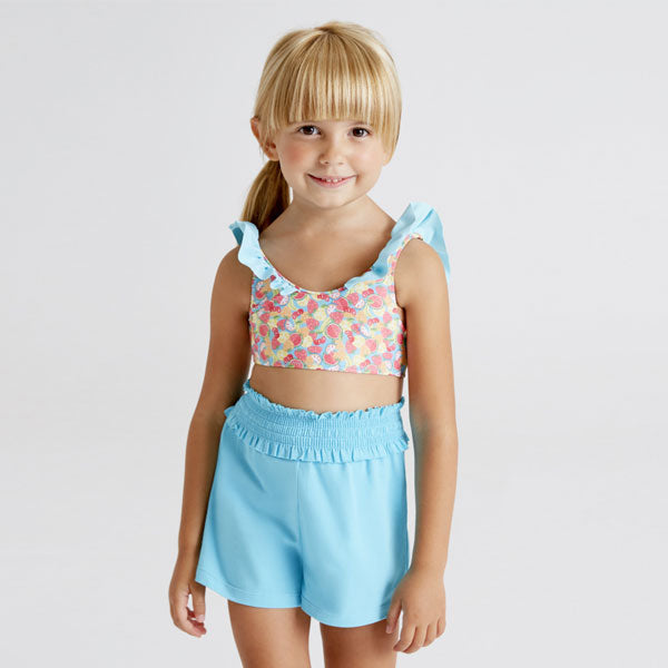Mayoral Turquoise Citrus & Berry Girls Swimsuit