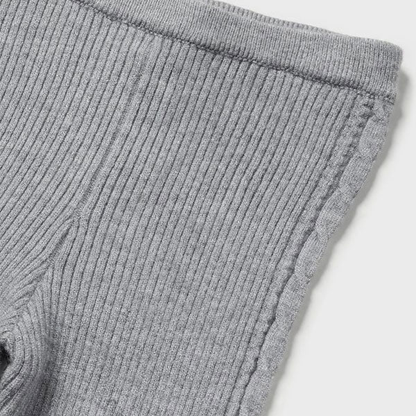 Mayoral Baby Girls Gray Knit Leggings