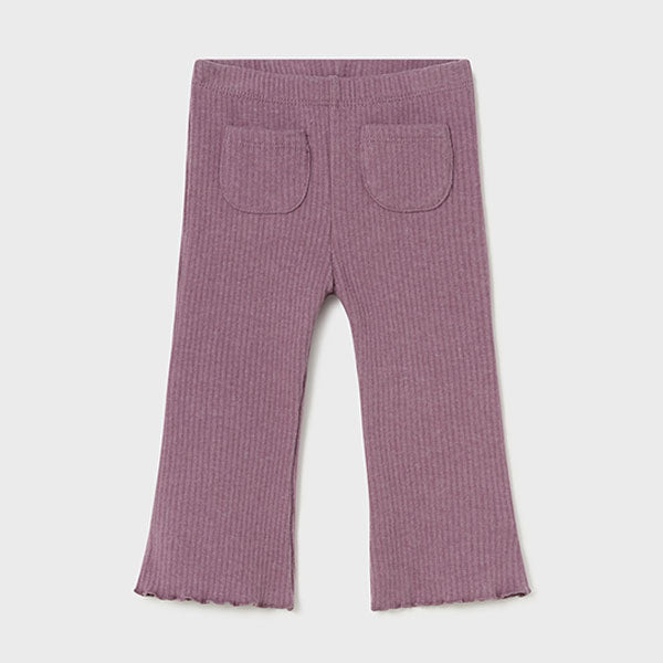 Mayoral Baby Ribbed Flared Leggings Pants