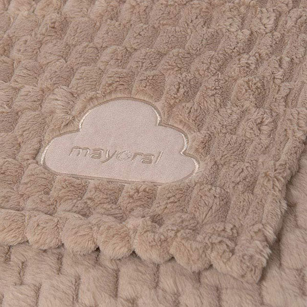 Mayoral Baby Beige Teddy Plush Blanket