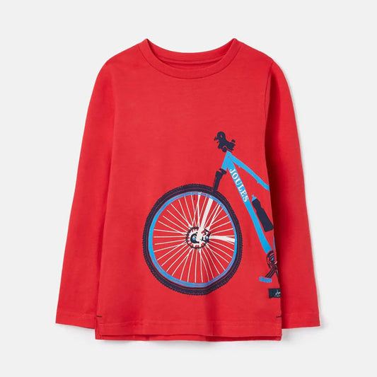 Joules Bike Red Top