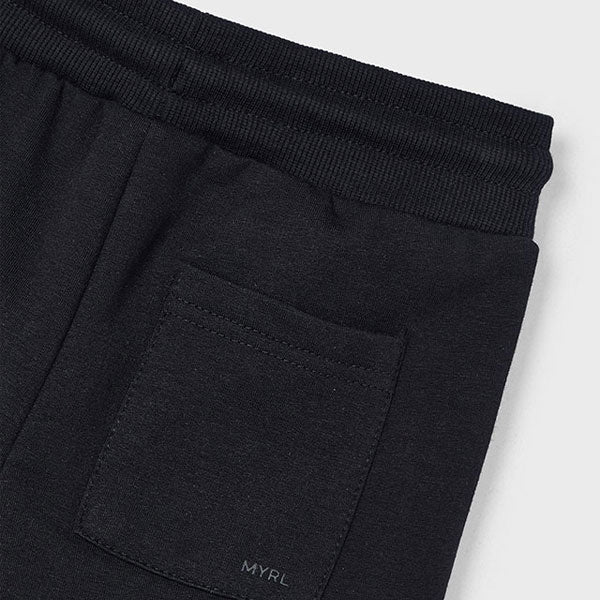 Mayoral Black Fleeced Joggers