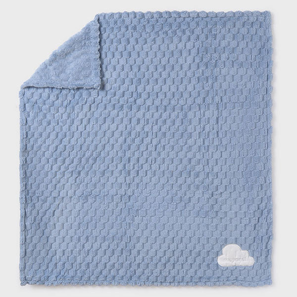 Mayoral Baby Blue Teddy Plush Blanket