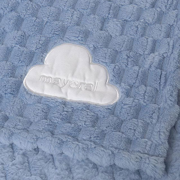 Mayoral Baby Blue Teddy Plush Blanket