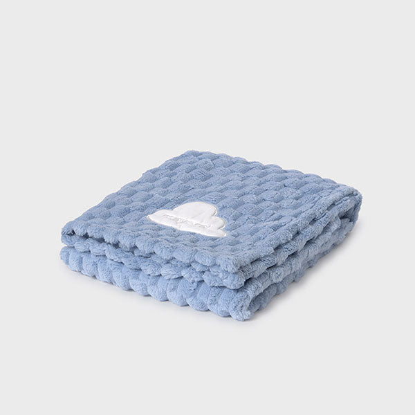 Mayoral Baby Blue Teddy Plush Blanket