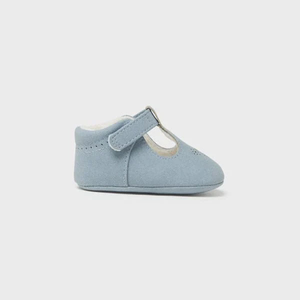 Mayoral Baby Boys Girls Blue Mary Jane Shoes