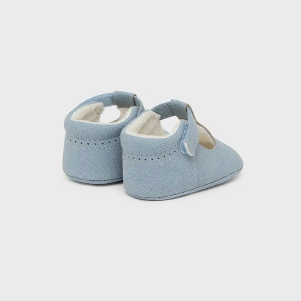 Mayoral Baby Boys Girls Blue Mary Jane Shoes