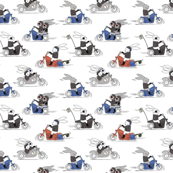 Magnetic Me Bunnies on Bikes Modal Coverall