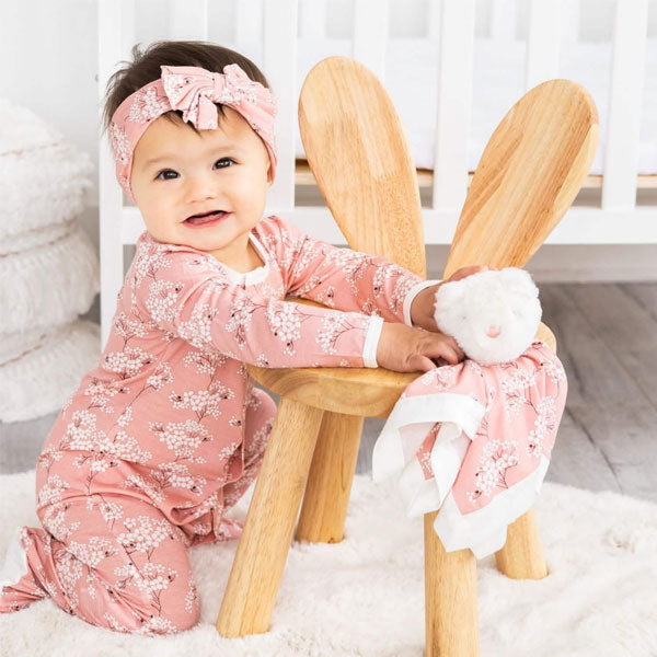 Magnetic Me Cherry Blossom Floral Modal Footie