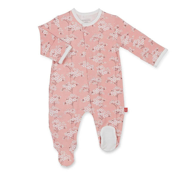 Magnetic Me Cherry Blossom Floral Modal Footie