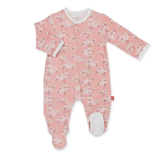 Magnetic Me Cherry Blossom Floral Modal Footie