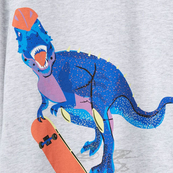 Joules Dino Gray Top